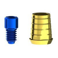 Interfase pilar cónico 10º rotatorio Osseous Mini-Inhex Mini con tornillo