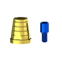 Interfase pilar cónico Multiunit Osseous Std-Inhex Std-Inhex Maxi con tornillo