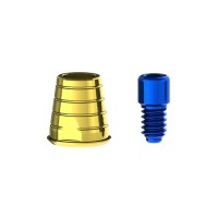 Interfase pilar cónico 10º no rotatorio Osseous Std-Inhex Std-Inhex Maxi con tornillo